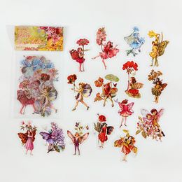 fairy maiden Stickers Decoration bagged Stickers Self-adhesive Scrapbooking kids' gifts