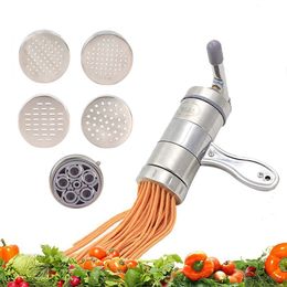 Other Kitchen Dining Bar Handmade Noodles Machine Pasta Maker Spaghetti Macaroni Flour Food Press Fruits Citrus Vegetables Juicer5 Mould 221203