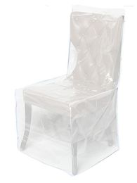 Chair Covers Dining Plastic Universal Clear Chairs Protectors Transparent PVC Protective Cover For Restaurants And Bedrooms Mats