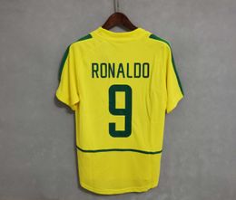 Brasil Retro Soccer Jerseys Ronaldo 1957 85 88 91 93 94 98 00 02 04 06 12 Ronaldinho KAKA R. CARLOS Camisa De Futebol Brazils Football Shirt RIVALDO Classic Vintage Je 721