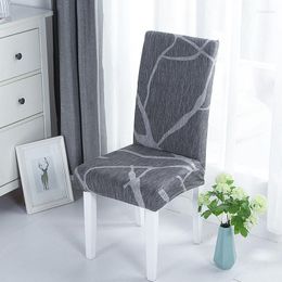 Chair Covers For Dining Room Stretch Spandex Funiture Protector Anti-dust Seat Slipcover Multicolor Washable Removable