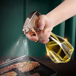 Herb Spice Tools Oil Spray Bottle Cooking With Pump Kitchen Accessories Glass Olive Oil Dispenser Japanese Style Spray Pot Atomized Tableware 221203