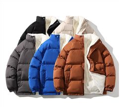 inverno Felpa da uomo in cotone ispessito giacche calde Colletto rialzato Sciolto oversize Tinta unita Caldo Mantenimento Casual stile pane blu pluz taglia giovane Cappotto