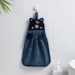 Towel Comfortable Hand Coral Fleece Cute Easy To Carry Light Weight Mini Portable 28 34CM