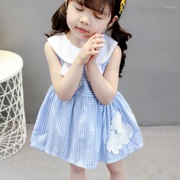 Girl Dresses Children'S Clothing Girls Vest Dress Princess Big Bow-Knot For 0-4 Years Old