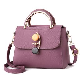 HBP Handbags Purses Totes Bags Women Wallets Fashion Handbag Purse PU Lather Shoulder Bag Purple Colour 1043