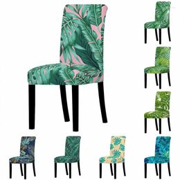 Chair Covers 3D Leaf Pattern Print Removable Cover High Back Anti-dirty Protector Home Gaming Office Bean Bag