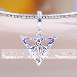 925 Sterling Silver ME Butterfly Medallion Charm Bead Only Fits European Pandora Me Type Jewellery Bracelets Necklaces