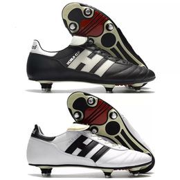 Stivali da calcio sacche da regalo Coppa mondiale Coppa Sg Scarpe da uomo Accurateri+ elitees linguees piega 30 ° anniversario fg picchi esterni tacchette da calcio in pelle morbida scarpe da calce