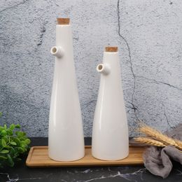 Herb Spice Tools Ceramic Vinegar Porcelain Olive Oil Pot Soy Sauce Vinegar Bottle Seasoning Gravy Boats Kitchen Cooking Tools Storage Bottles 221203