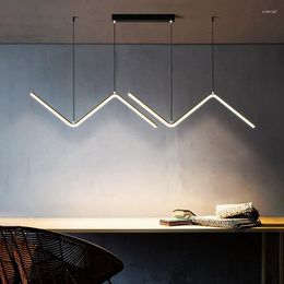 Pendant Lamps LED Chandelier Lamp For Living Room Bedroom Dining Kitchen Light Home Decor Minimalist Suspension Fixture