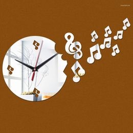 Wall Clocks Diy Clock Quartz Watch 3d Stickers Reloj De Pared Horloge Living Room Acrylic Needle