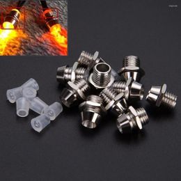 Lamp Holders 10pcs 3mm LED Emitting Diode Metal Bezel Holder Round Chrome Base With Plastic Cover