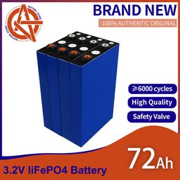 Lifepo4 72AH 80AH 1/4/8/16/32PCS Recargable Battery Pack 3.2V Lithium Iron Phosphate Prismatic Solar Cells for Boat Golf Cart