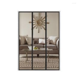 Curtain Clown 2022 Mosquito-Proof Three Open Four Mute Mosquito Screen Door Partition Household Fabrics