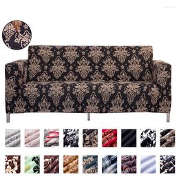 Chair Covers 1/2/3/4 Seater Spandex Sofa For Living Room Furniture Protector European Stretch Couch Elastic All Warp Slipcover
