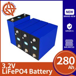 3.2V 1/4PCS Lifepo4 Battery 280Ah 271Ah DIY 12V 24V Lithium Iron Phosphate Battery for EV RV Boat Golf Cart Solar Storage System