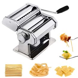 Other Kitchen Dining Bar Noodle Pasta Maker Stainless Steel Nudeln Machine Lasagne Spaghetti Tagliatelle Ravioli Noodle Maker Machine Kitchen Pasta Tool 221203
