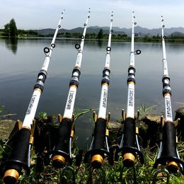 Spinning Rods GDA Sea Pole Carbon FRP Material Fishing Rod Quality 21m 36m Telescopic fishing rod carbon Fibre Spinning Rod 221203