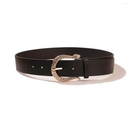 Belts Women's Belt Genuine Leather Adjustable Ladies Strap Fashion High Quality Female For Jeans BY13