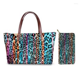 Evening Bags Shoulder Bag Women Leopard Printed Female Handbags And Purses Fashion Large Clutch For Custom 2022 Handtassen Dames