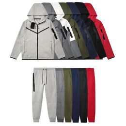 Adam Giysiler 2020 Marka erkek Suit bahar Sonbahar Uzun kollu İki parçalı Seti Güz Eşofman Koşu ceketler + pantolon Sweat 010