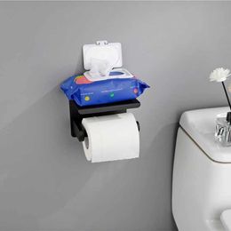 Toilet Paper Holders Stainless Steel Toilet Paper Holder Bathroom Wall Mount WC Paper Phone Holder Shelf Towel Roll shelf Accessories 221205