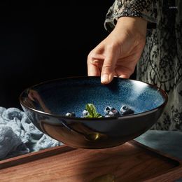 Bowls FANCITY Creative European-style Ceramic Fruit Salad Ramen Soup Big Kilns Glazed Inst