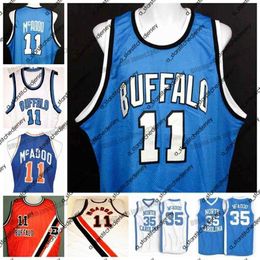 Bob McAdoo #11 College Basketball Jersey Mens Stitched White/Red/Blue Custom Name Number