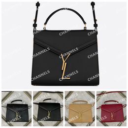 Cassadra Medium Top Handle Shoulder Bag In Grain De Poudre Embossed Leather Caviar Fashion Designer Luxury Crossbody Bags