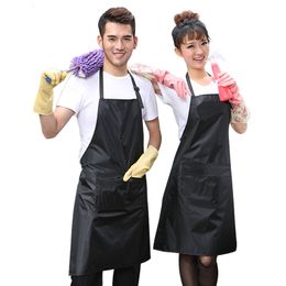 Aprons Waterproof Rubber Vinyl Apron Lab Work Butcher Dog Grooming Cleaning Fish Industrial Chemical Resistant Plastic work smock 221203