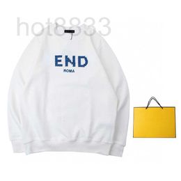 Men's Hoodies & Sweatshirts designer Double F Designer Tops Autumn and Winter Fashion Round Neck Pullovers Embroidered Letter Couples Casual ELCO