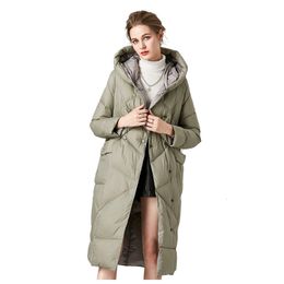 Women's Down Parkas Winter Jacket Coats Flimsy 90 White Duck Ultra Long Warm Puffer Hooded Parka Female Outerwear 221205