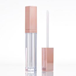 Empty Lipgloss Tube Bottles DIY Lip Gloss Mask Cream Containers Rose Gold Refillable Packing 20pcs/lot pakcing