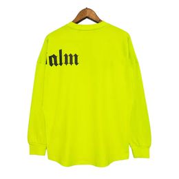 Angels Men's T Shirts Letter Logo Loose Casual Unisex Round Neck Long sleeve Men Women Lovers Style Fashion Trend Casual Shirt Palm Printing t-shirt 05