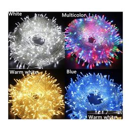 Led Strings 100M 800 Led String Light 8 Modes 31V Waterproof Fairy Indoor Outdoor Christmas For Festival Wedding Drop Delivery Light Ot4Lo