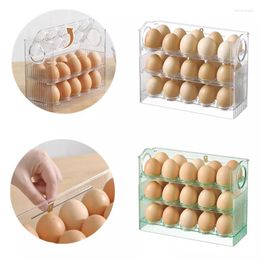 Storage Bottles 3Layer 30 Grid Egg Refrigerator Organiser Food Containers Fresh-keeping Case Holder Tray Dispenser Kitchen Boxes