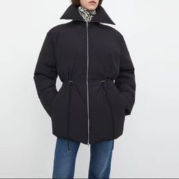 Women's Down Parkas fashion down jacket stand collar slim lady warm coat 221205