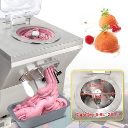 ETL Gelato Ice Cream Machine Smootzer Desktop Vertics for Fruist Fruist Italian Sorbet ومع تمديد انعكاس إيجابي تلقائي