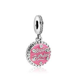 Birthday Digital Balloon Classic Charms Pendant Designer Jewelry DIY fit Pandora Bracelet