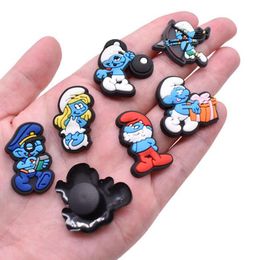 new arrived cute cartoon croc charms soft rubber decoration buckle for clog garden shoe accessories charm