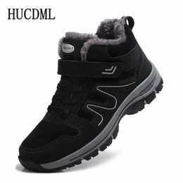 Dress Shoes Winter Men Boots Suede Warm Snow Women Outdoor Work Casual Unisex High Top High-top Non-slip Ankle 221203