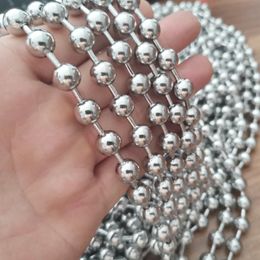 3meter Lot Jewellery Findings Chains Components stainless steel Ball Beads Chain Marking DIIY Huge 8/10/12mm