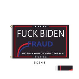 Banner Flags Dhs 19 Style 2024 Trump Biden Flag 90X150Cm Us Presidential Election Polyester Pongee Material Flags Banners 1129 V2 Dr Dh9Xd
