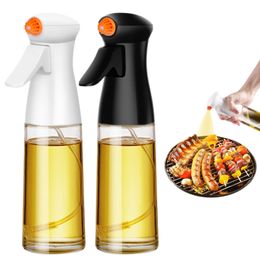 Herb Spice Tools Oil Sprayer For Cooking Olive Oil Mister For Air Fryers 230ml Replaceable Nozzle Plastic Cooking Oil Spray Bottle Dispenser 221203