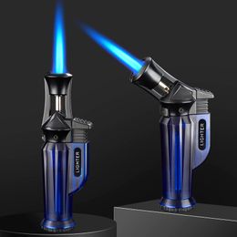 New Windproof Gas Butane Torch Lighter Refill Creative Elbow Cigarette Lighter Jet Inflated Cigar Smoking Gadgets For Men Gift