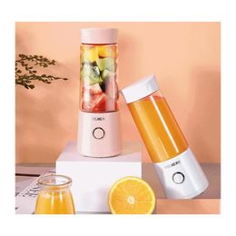 Manual Juicers Portable Juicers Small Household Juicing Cup Usb Charging Mini Electric Fruit Juice Hine 527 H1 Drop Delivery Home Ga Dhtl8