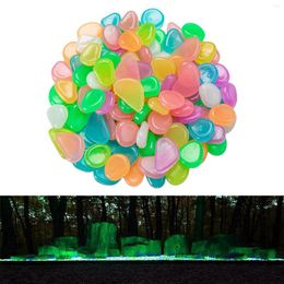 Garden Decorations 100x Pebbles Stones Colourful Rocks Patio Yard Walkway Ornaments