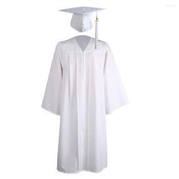 Clothing Sets Useful Graduation Gown Washable Cap Tassel Academic Breathable Adult Teen Mortarboard