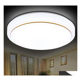 Ceiling Lights Brelong Modern Round Led Ceiling Light Dia21Cm 6W Energy Saving Room Living Hall Home Corridor Lighting White Drop De Otfyw